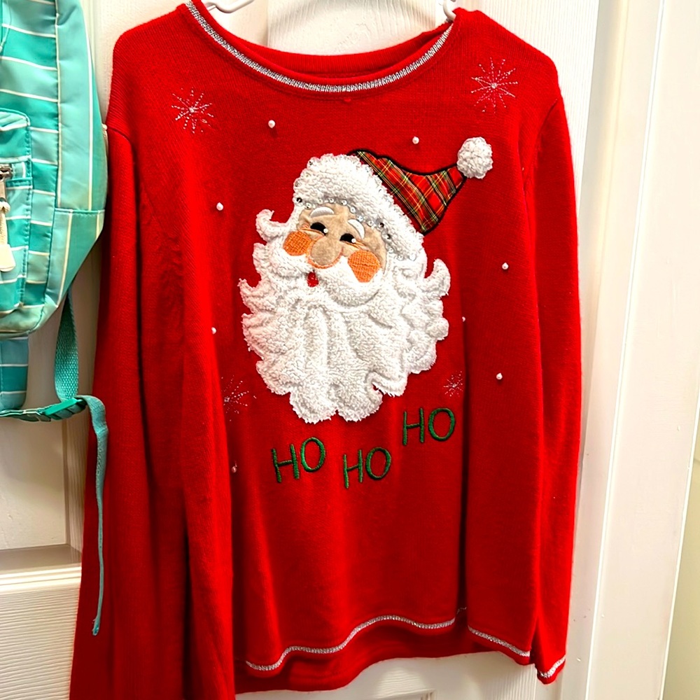 Ugly Santa Christmas sweater